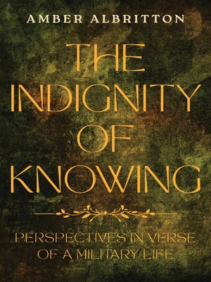cover image of The Indignity of Knowing